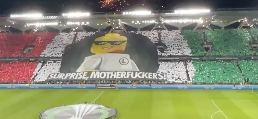 Legia Warsaw Ultras Make Provocative Statement to UEFA in Another Stand